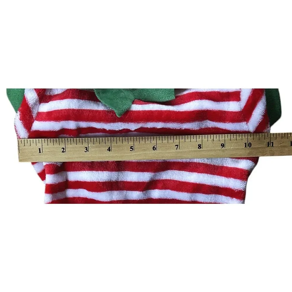 Greenbrier Small Dog Striped Christmas Outfit Pajamas Large